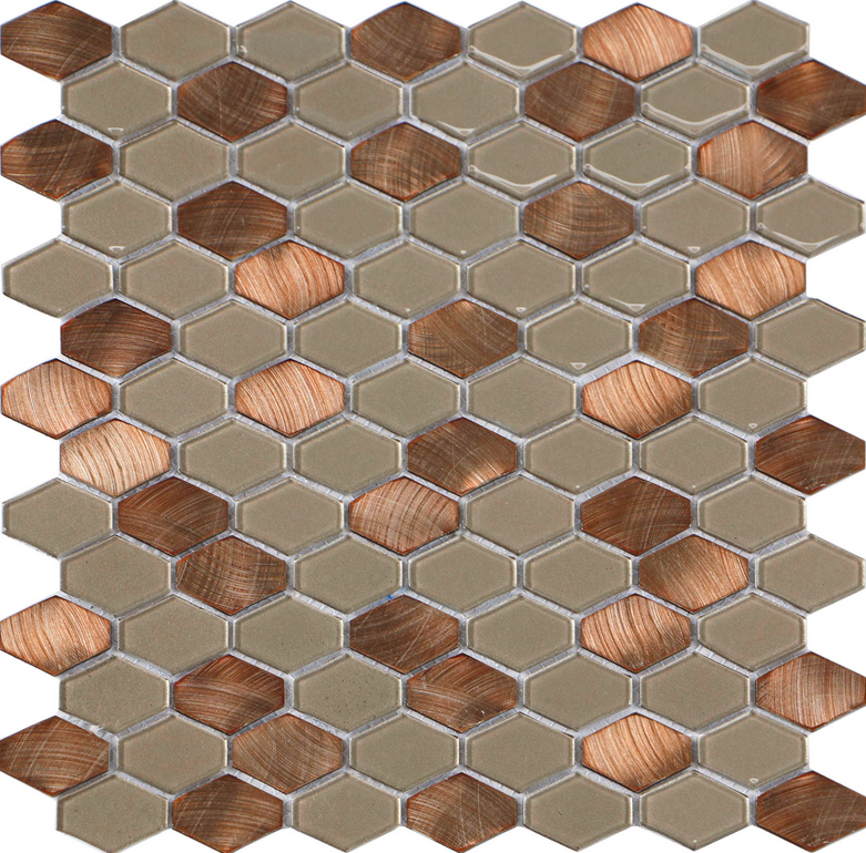 Happy Floors - Project Deco IRIDIUM Mosaic Tile