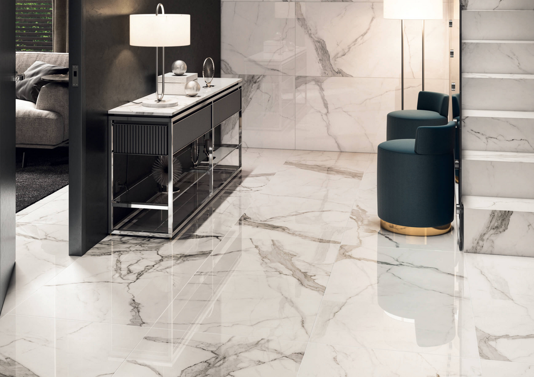 Happy Floors - Statuario Luxe Porcelain Tile