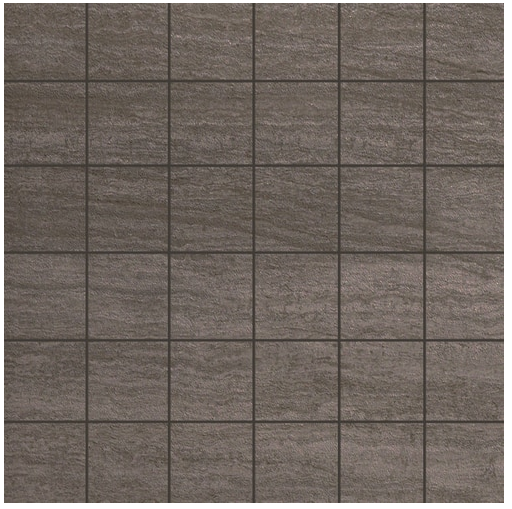 Milestone - 2"x2" Layers OBSIDIAN Porcelain Mosaic Tile (Matte Finish - 10 Pcs./Pack - 12"x12" sheet)