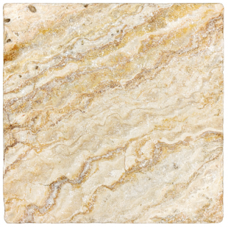 12"x12" Scabos Tumbled Travertine Tile