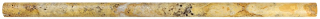 5/8"x12" Scabos Honed Travertine Pencil Molding