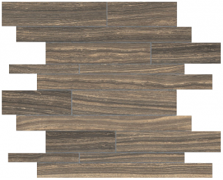 Anatolia - Eramosa Natural Random Strip Porcelain Mosaic Tile (Matte Finish - 12"x12" sheet)