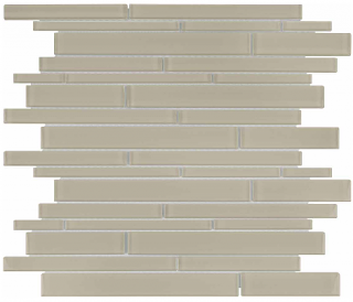 Anatolia - Bliss Element Earth Random Strip Glass Mosaic Tile