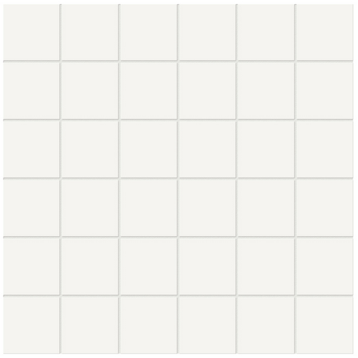 Anatolia - 2"x2" Soho Canvas White Glazed Porcelain Mosaic Tile (Matte Finish)