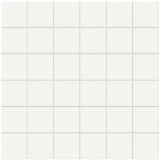 Anatolia - 2"x2" Soho Canvas White Glazed Porcelain Mosaic Tile (Matte Finish)