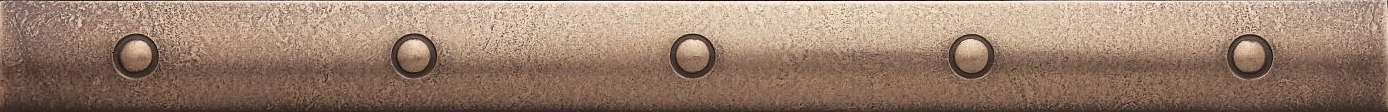 Questech - 1"x12" Cast Metal Antique Bronze Dot Liner