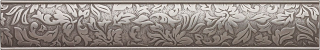 Questech - 2"x12" Cast Metal Brushed Nickel Damask Border