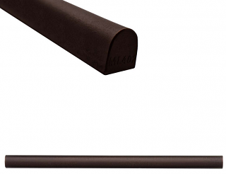 Questech - 3/4"x12" Cast Metal Dark Oil Rubbed Bronze Soho Pencil Liner