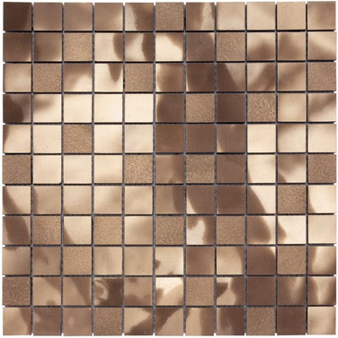 Questech - 1"x1" Cast Metal Antique Bronze Starlite Mosaic (2 sheets per pack)