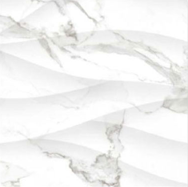 Vallelunga - 24"x24" Calacatta Ambra Deco Porcelain Wall Tile