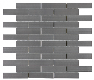 Anatolia - 1"x4" Stainless Steel Brick Mosaic Tile