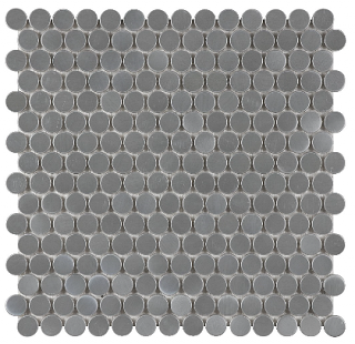 Anatolia - Stainless Steel Penny Round Mosaic Tile