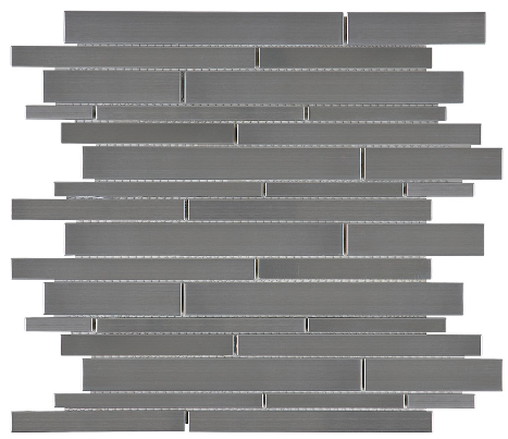 Anatolia - Stainless Steel Random Strip Mosaic Tile