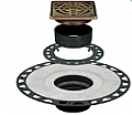 Schluter Systems - Kerdi-Drain Oil Rubbed Bronze Stainless Steel 4" Square Grate (for 2" PVC)