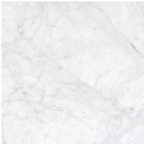 18"x18" Bianco Carrara Polished Marble Tile