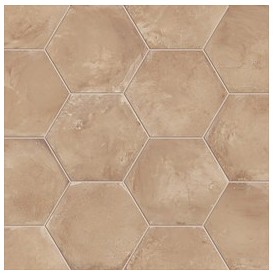 Marca Corona - 8"x8" Terra Ocra Hexagon