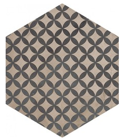 Marca Corona - 8"x8" Terra Astro Deco F Hexagon