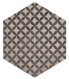 Marca Corona - 8"x8" Terra Astro Deco F Hexagon