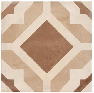 Marca Corona - 8"x8" Terra Geometria Deco C