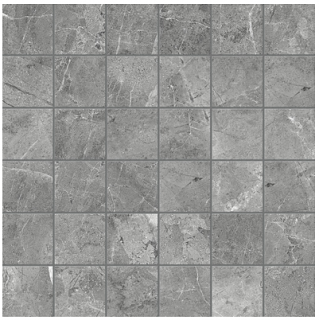 Anatolia - 2"x2" Regency Carbon Porcelain Mosaic Tile (Matte Finish)