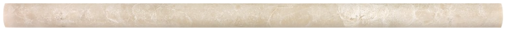 5/8"x12" Allure Crema Polished Marble Pencil Molding