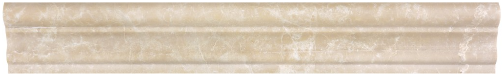 2"x12" Allure Crema Honed Marble Chair Rail Molding