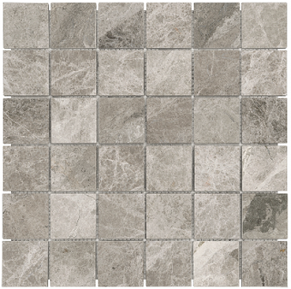 2"x2" Phantasie Gray Polished Marble Mosaic Tile (12"x12" Sheet)