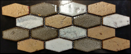 Milstone - Teruel Long Hexagon Mosaic 3352020 (10.24"x12.2" sheet)