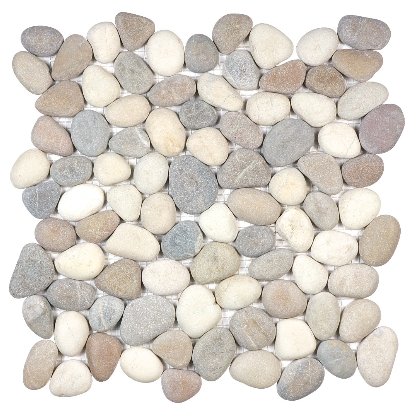 Anatolia - Spa Harmony Warm Blend Natural Pebble Mosaic Tile