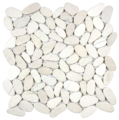 5001-0223-0 - Spa Serenity Ivory Flat Pebble Mosaic - Anatolia Spa ...