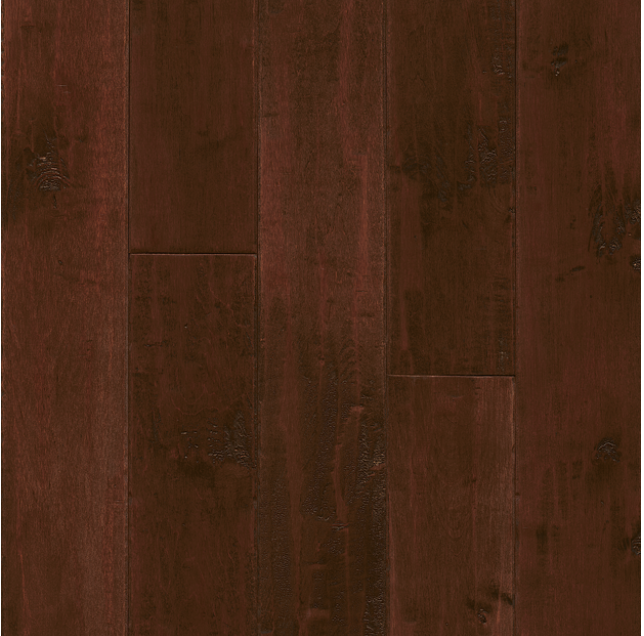 Hartco - American Scrape 3/4"x5" Cranberry Woods Solid Maple Hardwood Flooring