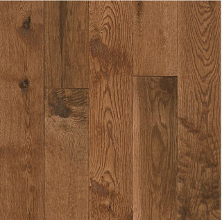 Hartco - American Scrape 3/4"x5" Gunstock Solid White Oak Hardwood Flooring