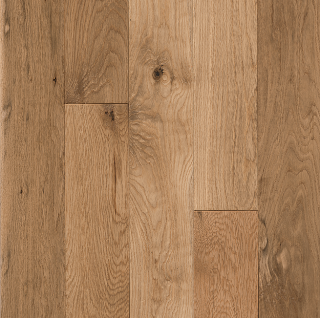 Hartco - American Scrape 3/4"x5" Natural Solid White Oak Hardwood Flooring