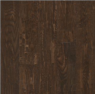 Hartco - American Scrape 3/4"x5" Brown Saddle Solid Oak Hardwood Flooring