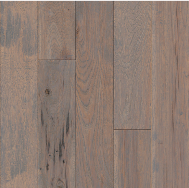 Hartco - American Scrape 3/4"x5" Ocean Mist Solid Hickory Hardwood Flooring