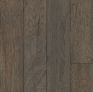 Hartco - American Scrape 3/8"x6-1/2" River Gorge Hickory Engineered Hardwood Flooring w/ Densitek