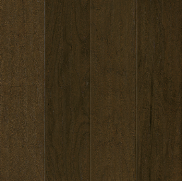 Hartco - American Scrape 1/2"x5-3/4" Dark of Midnight Walnut Engineered Hardwood Flooring w/ Densitek