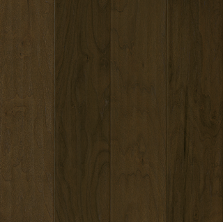 Hartco - American Scrape 1/2"x5-3/4" Dark of Midnight Walnut Engineered Hardwood Flooring w/ Densitek