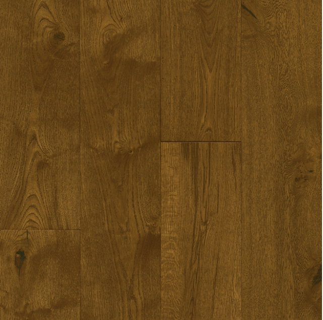 Hartco - TimberBrushed Gold 1/2" thick x 7-1/2" wide Deep Etched Dusty Ranch White Oak Engineered Hardwood Flooring