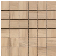 Happy Floors - 2"x2" Paint Stone Beige Mosaic (12"x12" Sheet)