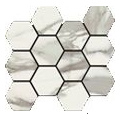 Happy Floors - 12"x14" Italia Natural Hexagon Mosaic