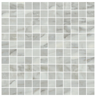 Happy Floors - 1"x1" Bardiglio Grigio Natural Mosaic (12"x12" Sheet)