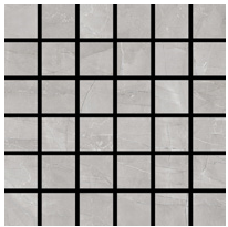 Happy Floors - 2"x2" Valencia Grey Mosaic (12"x12" Sheet)