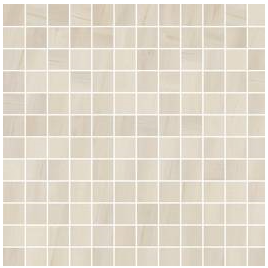 Happy Floors - 1"x1" Dolomite Beige Natural Mosaic (12"x12" Sheet)