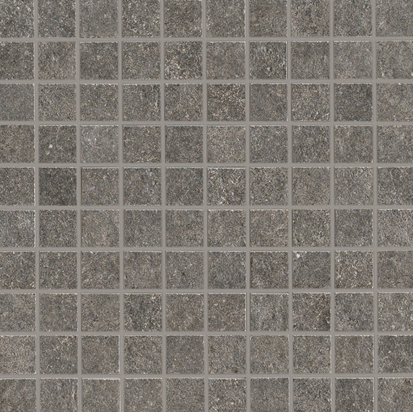 Unicom Starker - 1x1" Raw Coal Mosaic (12"x12" Sheet)