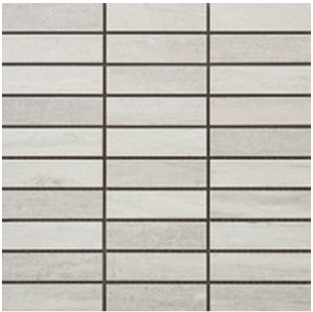 Happy Floors - 1-1/4"x4" Tivoli Bianco Mosaic (12"x12" Sheet)