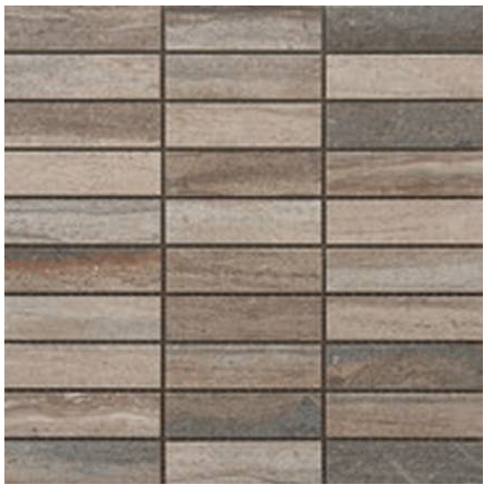 Happy Floors - 1-1/4"x4" Tivoli Foresta Mosaic (12"x12" Sheet)