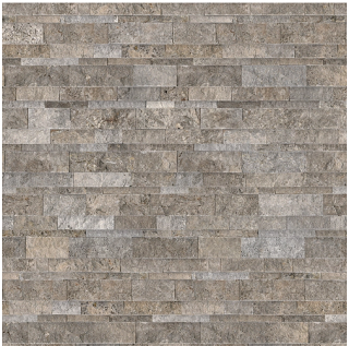 6"x24" Silver Ash Travertine Split Face Wall Panel