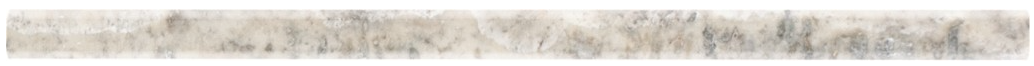 5/8"x12" Silver Ash Veincut Polished Travertine Pencil Molding