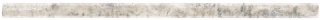 5/8"x12" Silver Ash Veincut Polished Travertine Pencil Molding